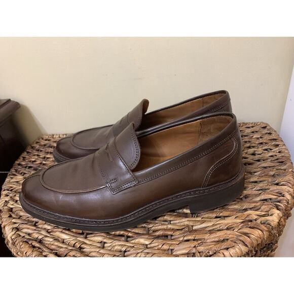 Allen Edmonds Men's Denali Brown Penny Loafers size 10 Barely Used Old Money - Picture 2 of 10